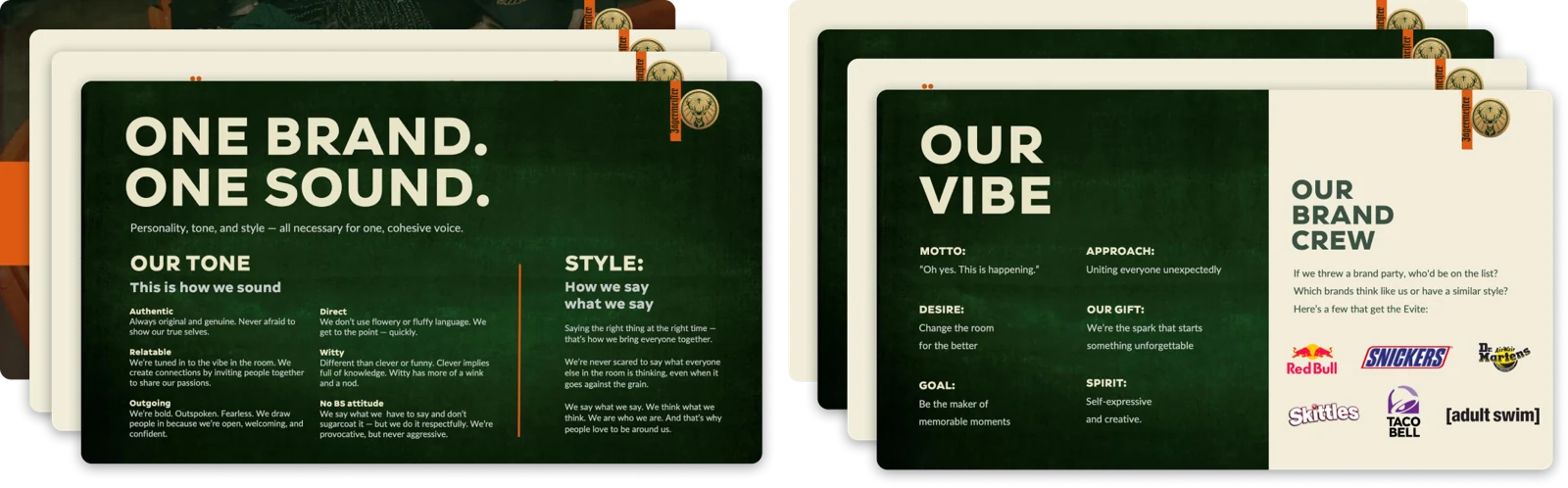Jägermeister — design board 1