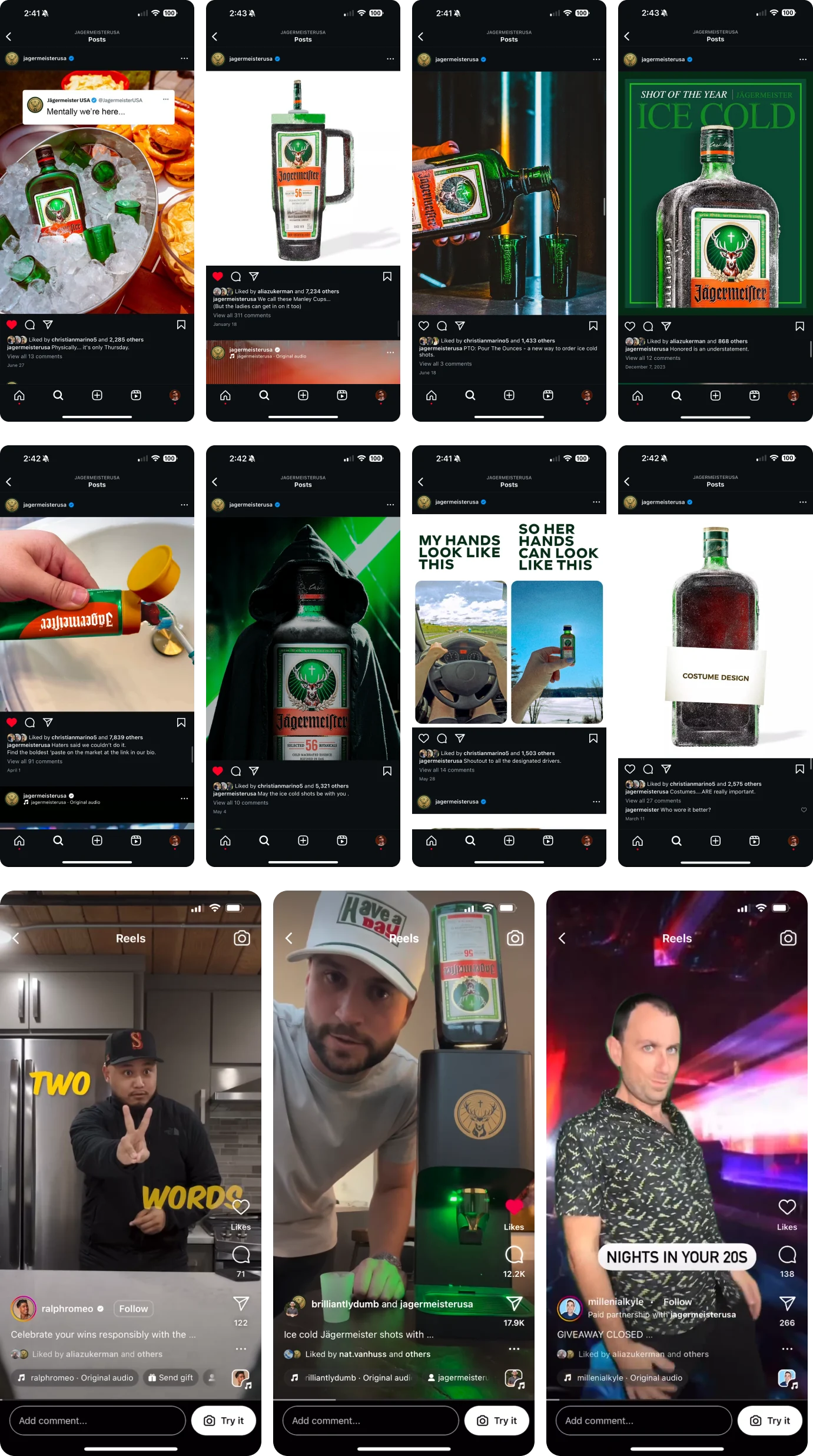 Jägermeister — design board 3