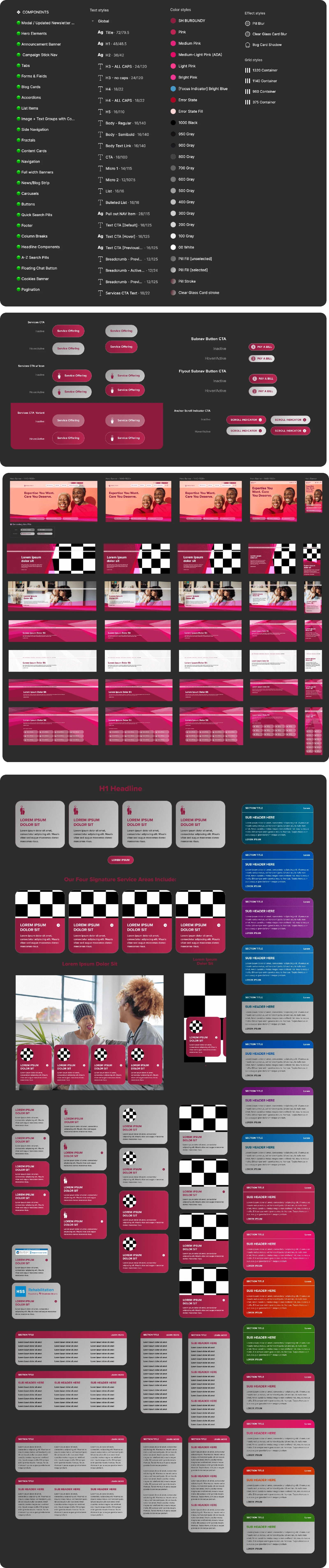 Stamford Health — design board 2
